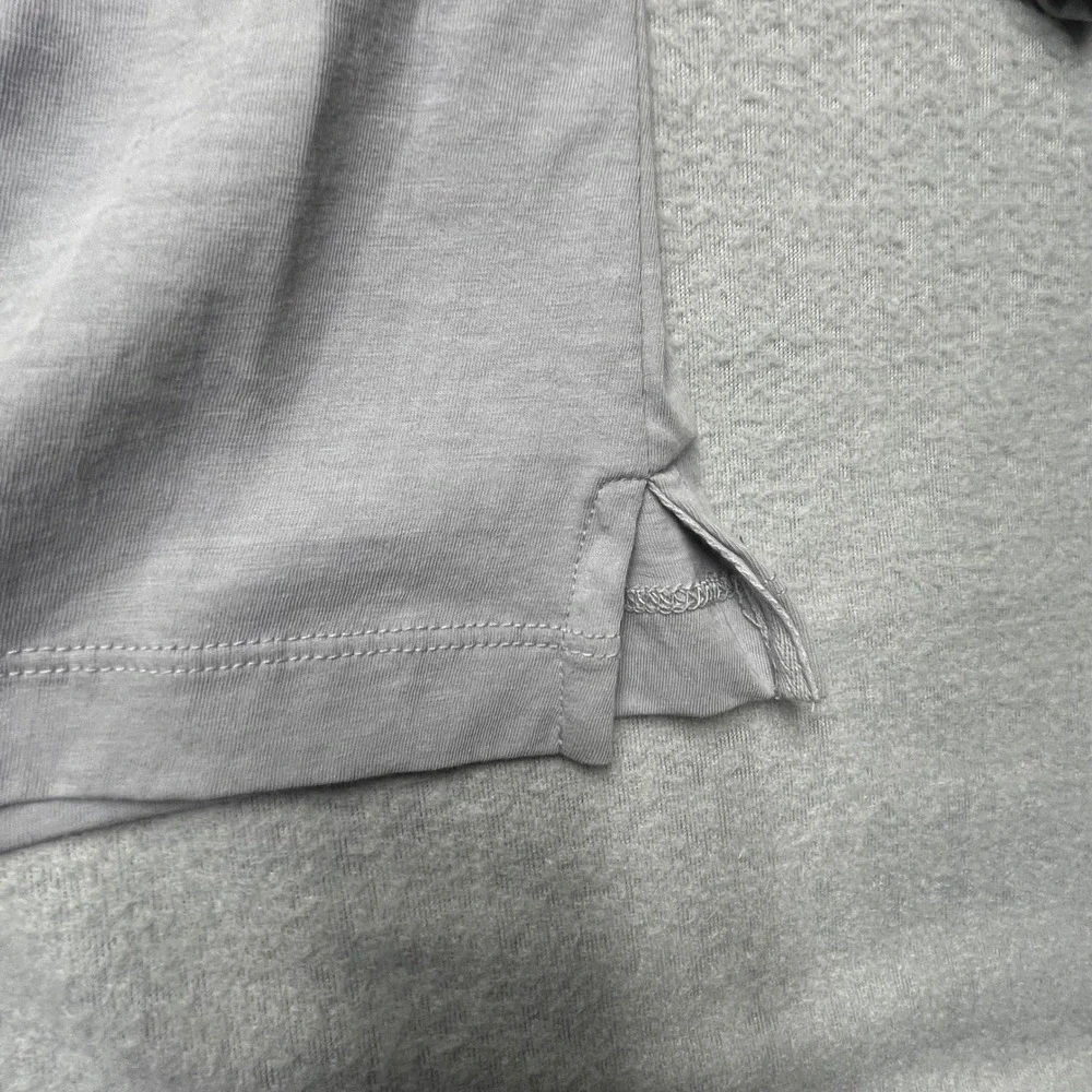James Perse Clean Finish Jersey Men Gray Cotton Long Sleeve Button Shirt 5 95330